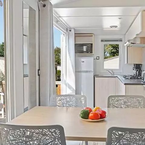 Mobile home 4 persons - Comfort | 2 Bedrooms | 4 Pers | Raised terrace | 2 bathrooms | Air conditioning | TV