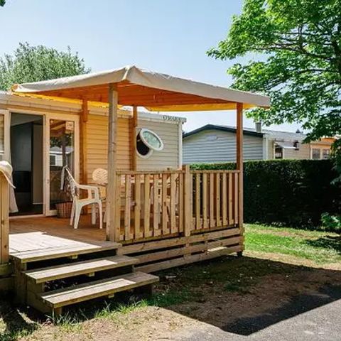 MOBILE HOME 4 people - Comfort | 2 Bedrooms | 4 Pers | Raised terrace | 2 bathrooms | Air conditioning | TV