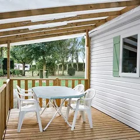 MOBILE HOME 5 people - Comfort | 3 Bedrooms | 5 Pers | Raised terrace | Air conditioning