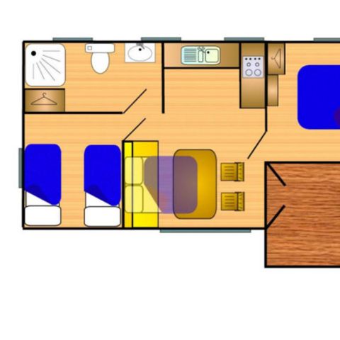 MOBILE HOME 6 people - Vista 800-2 A/C CD
