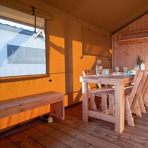 CANVAS AND WOOD TENT 7 people - Taiga & Kambi