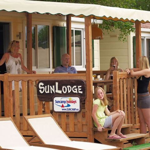 CANVAS AND WOOD TENT 5 people - SunLodge Maple