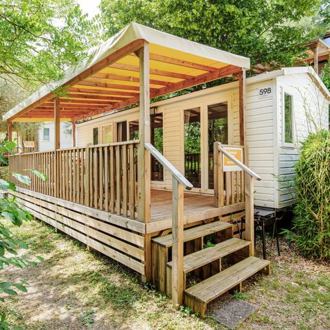 MOBILE HOME 6 people - Mobile-home | Comfort | 2 Bedrooms | 4/6 Pers. | Raised terrace | Air-con.
