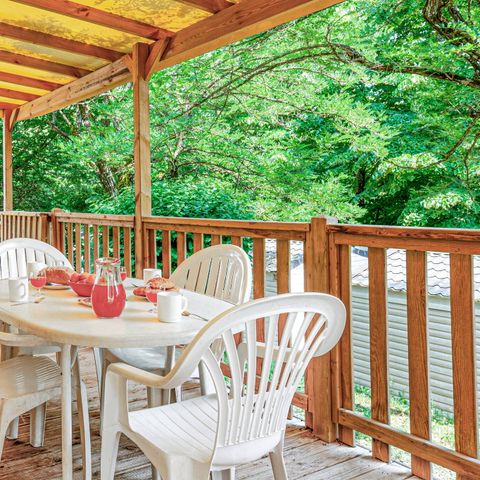 MOBILE HOME 6 people - Mobile-home | Comfort | 2 Bedrooms | 4/6 Pers. | Raised terrace | Air-con.