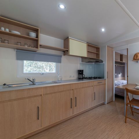 MOBILE HOME 6 people - Comfort XL | 3 Bedrooms | 6 Pers | Raised terrace | Air conditioning