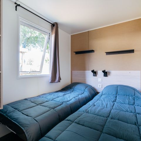 MOBILE HOME 6 people - Mobile-home | Premium | 2 Bedrooms | 4/6 Pers. | Raised terrace | Air-con.