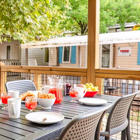 MOBILE HOME 4 people - Premium | 2 Bedrooms | 4 Pers | Raised terrace | Air conditioning