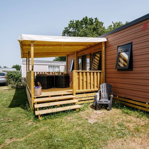 MOBILE HOME 6 people - Premium | 3 Bedrooms | 6 Pers | Raised terrace | Air conditioning