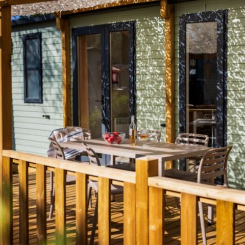 Mobile home 6 persons - GREEN - LODGE 3bed - Air conditioning - TV