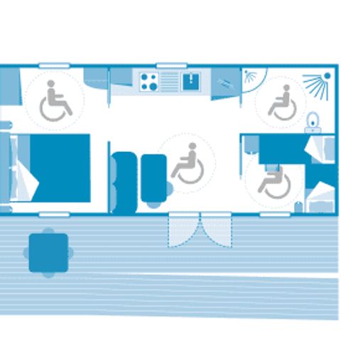 Mobile home 4 persons - Cottage 4p 2bed **** PMR
