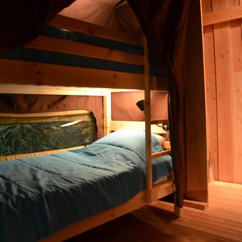 CANVAS AND WOOD TENT 6 people - LODGE NATUNA