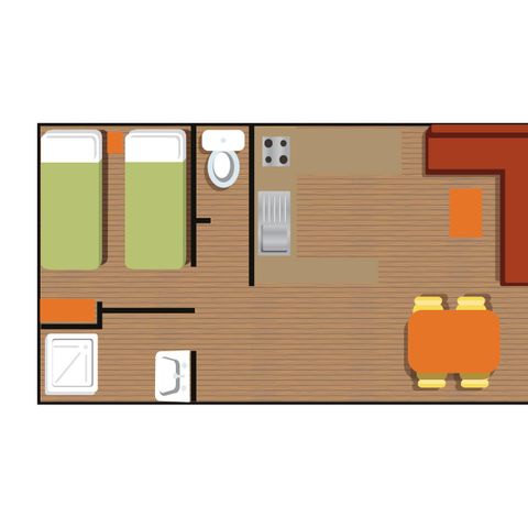 MOBILE HOME 4 people - O'HARA 914