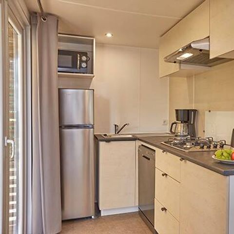 Mobile home 4 persons - Ultimate | 2 Bedrooms | 4 Pers | Raised terrace | 2 bathrooms | Air conditioning | TV