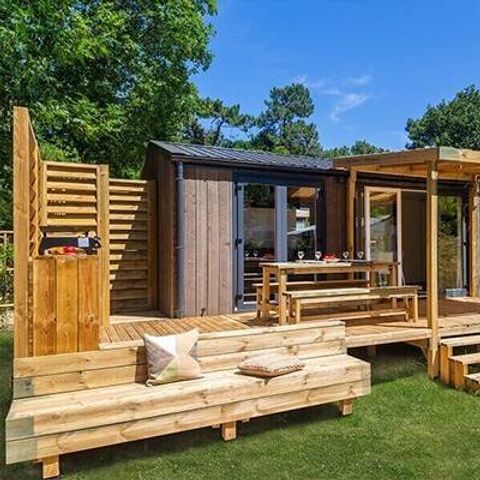 Mobile home 6 persons - Mobile home | Premium Exclusive | 3 Bedrooms | 6 Pers | Raised terrace | Tropical shower | Air conditioning | TV