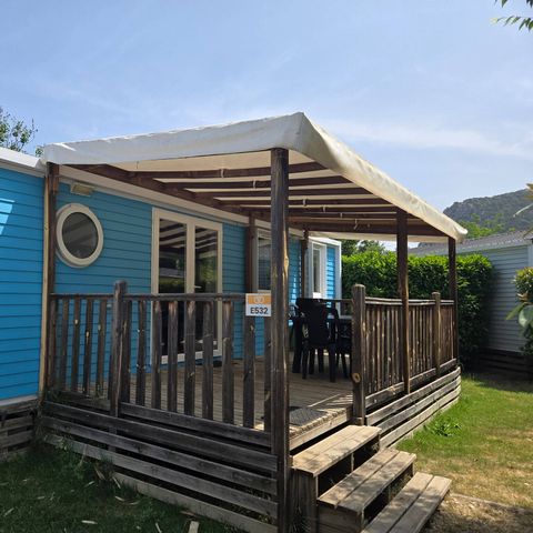 Mobile home 6 persons - | Premium | 3 Bedrooms | 6 Pers | Raised terrace | Air conditioning | TV