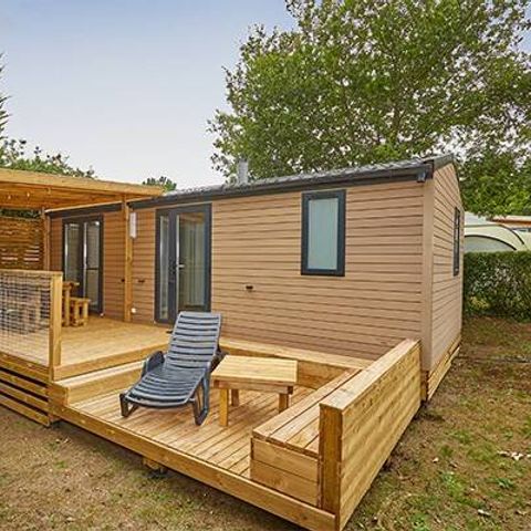 Mobile home 4 persons - Ultimate | 2 Bedrooms | 4 Pers | Raised terrace | 2 bathrooms | Air conditioning | TV
