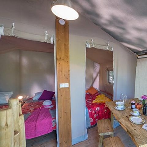 Tent 4 persons - Lodge tent | 2 Bedrooms | 4 Pers. | No bathroom