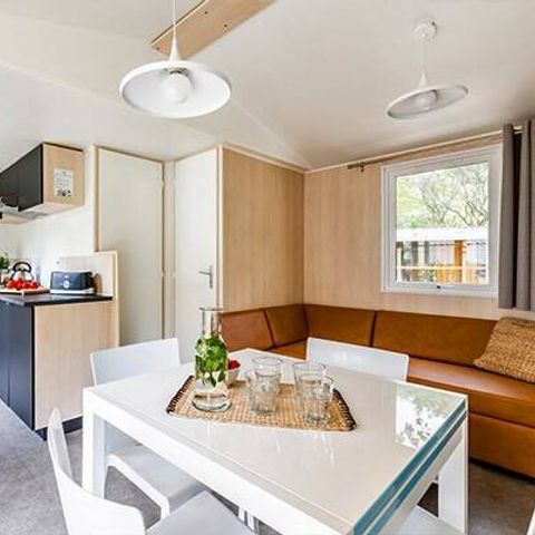 Mobile home 4 persons - Ultimate | 2 Bedrooms | 4 Pers | Raised terrace | Tropical shower | 1 bathroom | Air conditioning | TV