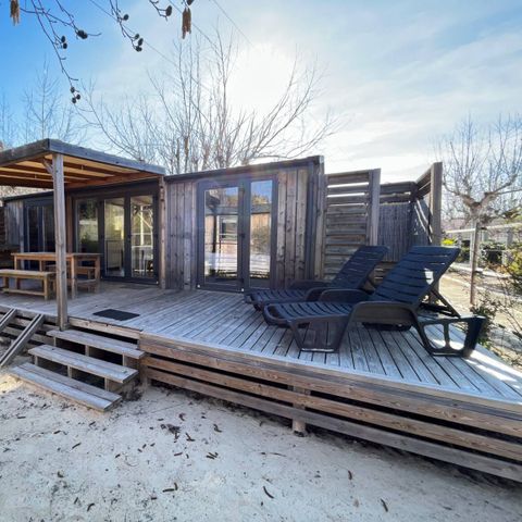 Mobile home 4 persons - Mobil-home | Ultimate | 2 Bedrooms | 4 Pers | Raised terrace | Jacuzzi | Tropical shower | Air conditioning | TV