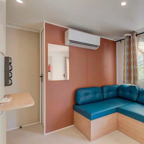 Mobile home 6 persons - Mobil-home | Premium Azure | 3 Bedrooms | 6 Pers. | Covered Decking | Outdoor Kitchen | Air conditioning | TV