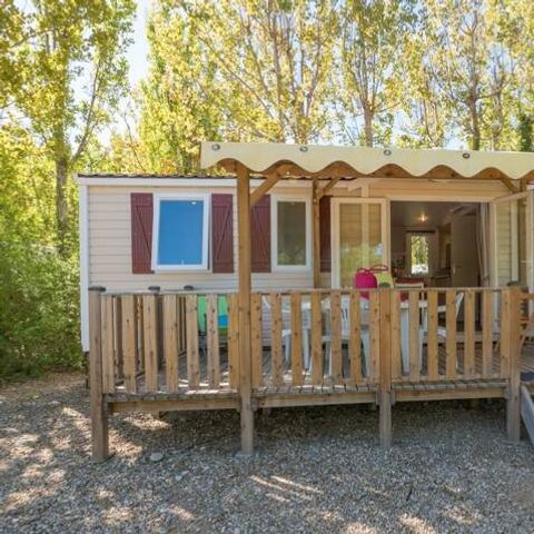 Mobile home 6 persons - Mobil-home | Classic | 3 Bedrooms | 6 Pers | Raised terrace | Air conditioning | TV