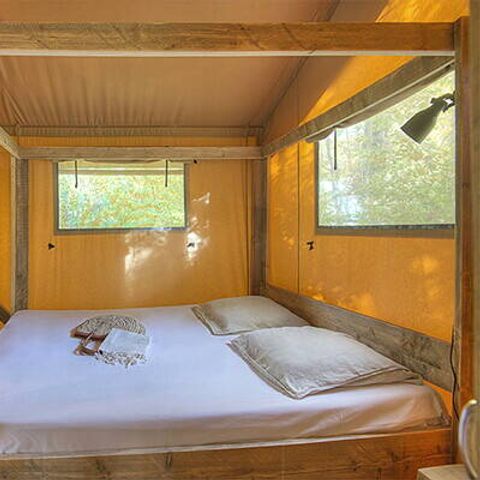 Canvas and wooden tent 5 persons - Safari Tent | 2 Bedrooms | 4/5 Pers.