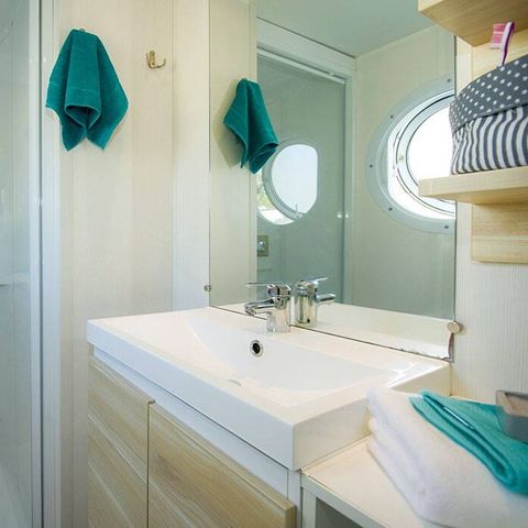 Mobile home 6 persons - Ultimate | 3 Bedrooms | 6 Pers | Raised terrace | Jacuzzi | 2 bathrooms | Air conditioning | TV