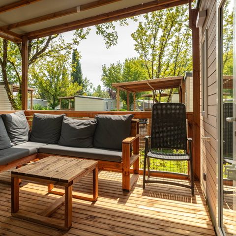 Mobile home 6 persons - Mobil-home | Premium | 3 Bedrooms | 6 Pers | Terrace Lounge | Air conditioning | TV