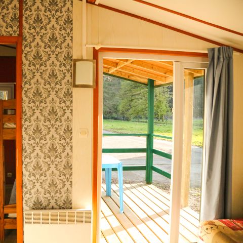 Chalet 4 persons - 2-bedroom rental chalet with kitchen and separate toilet
