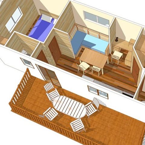 Mobile home 6 persons - VILLA 2 Bedrooms