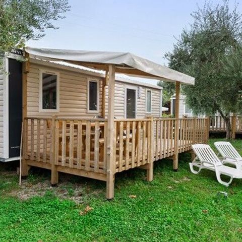 Mobile home 4 persons - Mobile-home | Comfort XL | 2 Bedrooms | 4 Pers. | Raised terrace | TV