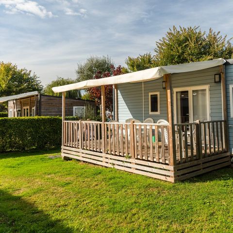 Mobile home 6 persons - Premium | 3 Bedrooms | 6 Pers | Raised terrace | Air conditioning | TV