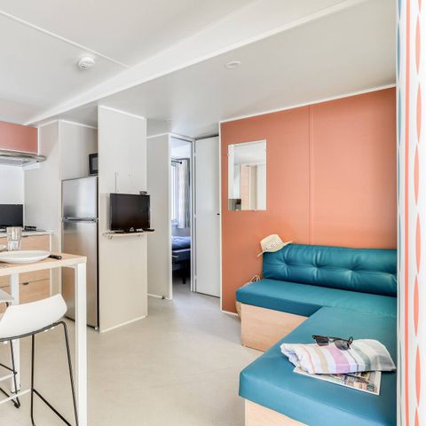 Mobile home 6 persons - Premium | 3 Bedrooms | 6 Pers | Raised terrace | Air conditioning | TV