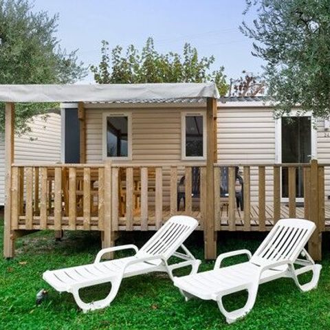 Mobile home 4 persons - Mobile-home | Comfort XL | 2 Bedrooms | 4 Pers. | Raised terrace | TV