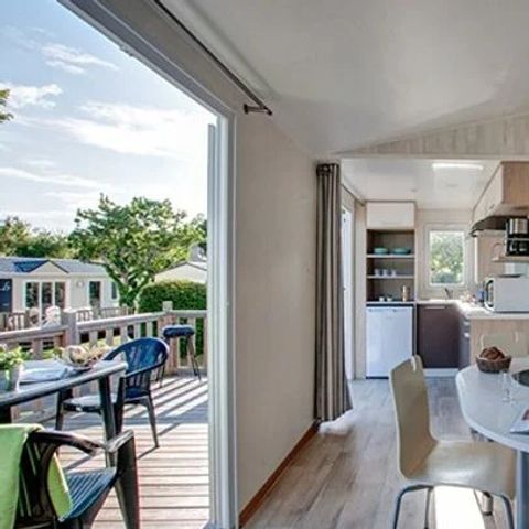 Mobile home 4 persons - Mobile-home | Comfort XL | 2 Bedrooms | 4 Pers. | Elevated terrace not covered | TV