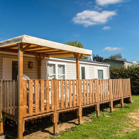 MOBILE HOME 6 people - Mobile-home | Premium Azure | 3 Bedrooms | 6 Pers. | Raised terrace | Air conditioning | TV