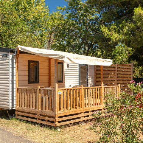 Mobile home 6 persons - Comfort | 3 Bedrooms | 6 Pers | Raised terrace | Air conditioning | TV