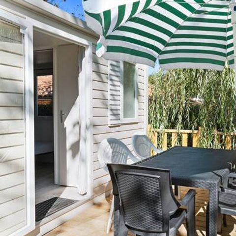 Mobile home 4 persons - Comfort | 2 Bedrooms | 4 Pers. | Terrace with lift, not covered