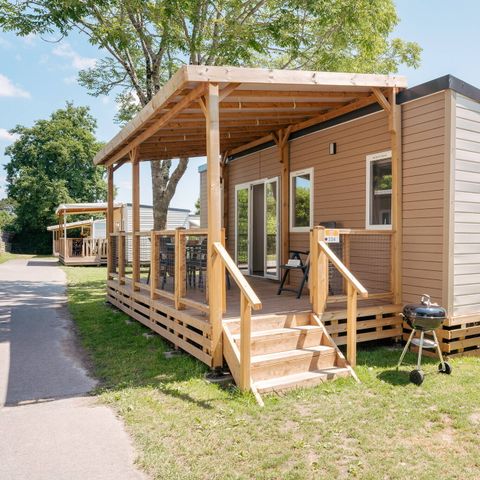 Mobile home 6 persons - Comfort | 2 Bedrooms | 4/6 Pers | Raised terrace | Air conditioning