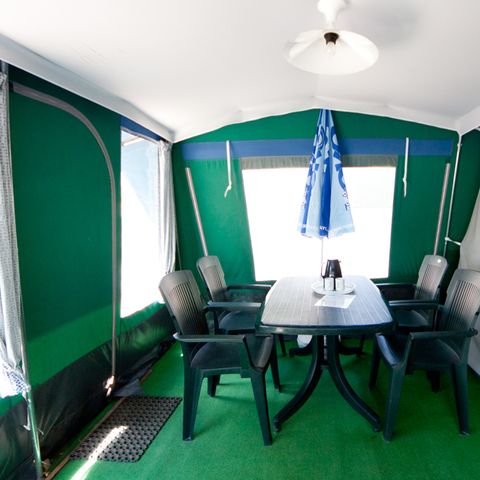 Canvas bungalow 6 persons - BT luxury tent, 2 cabins without sanitary facilities