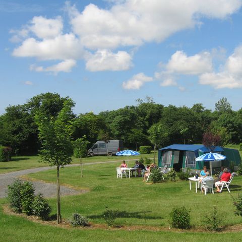 Canvas bungalow 6 persons - BT luxury tent, 2 cabins without sanitary facilities