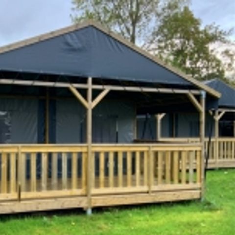 Canvas and wooden tent 6 persons - Lodgetent, type LG+