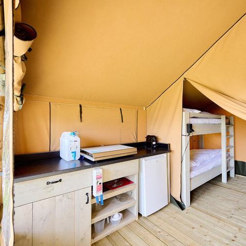CANVAS AND WOOD TENT 2 people - Compact