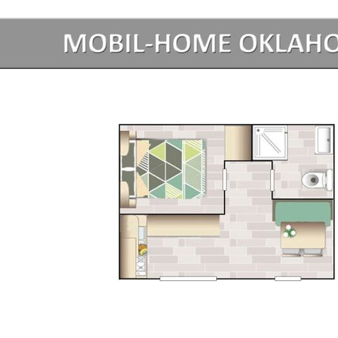 MOBILE HOME 3 people - OKLAHOMA STANDARD
