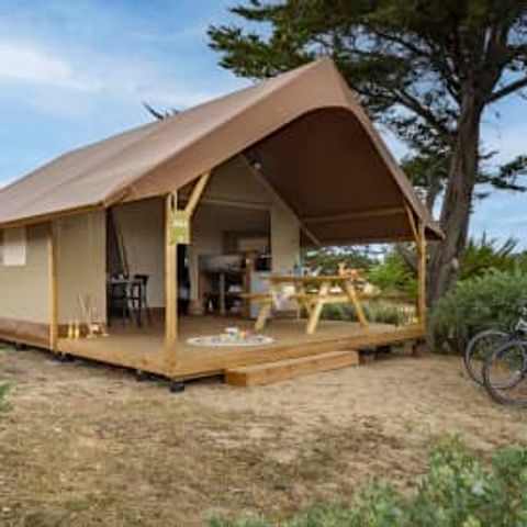 CANVAS AND WOOD TENT 4 people - Lodge 4p 2 bdrm