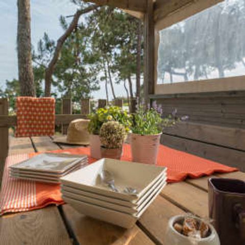 CANVAS AND WOOD TENT 6 people - Lodge Sweet Home 4/6p 2ch ****