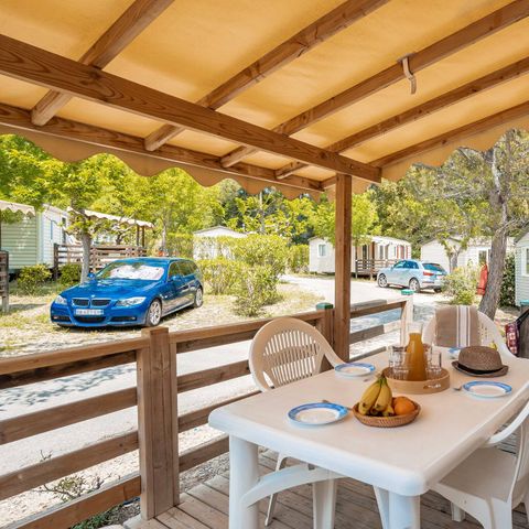 MOBILE HOME 4 people - Classic | 2 Bedrooms | 4 Pers. | Raised terrace | Air-con.
