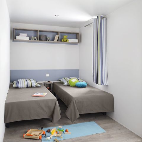 MOBILE HOME 6 people - Mobile-home | Comfort | 3 Bedrooms | 6 Pers. | Single terrace | Air-con.