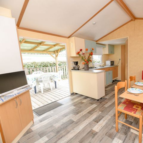 MOBILE HOME 6 people - Aqua 2 Bedrooms 4/6 People Semi-Covered Terrace