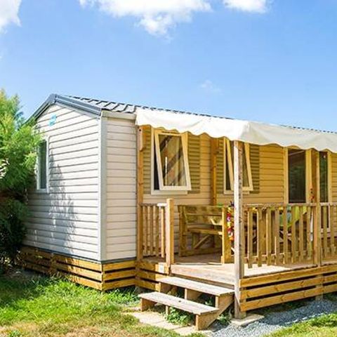 Mobile home 6 persons - Comfort | 3 Bedrooms | 6 Pers | Raised terrace | Air conditioning